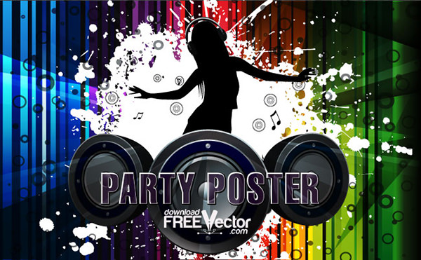 vector_party_poster