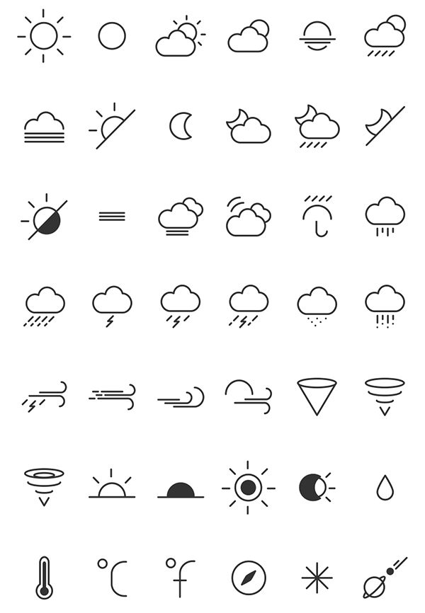 weather-line-icons