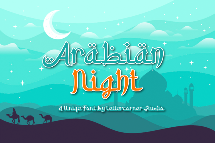 Download Free Arabian Night Font