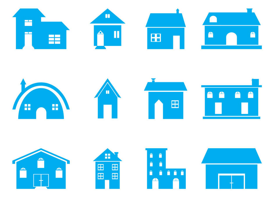 FreeVector-House-Icon-Set