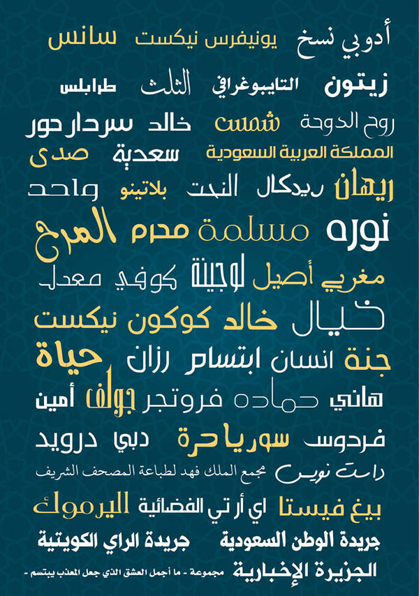 download arabic fonts to photoshop