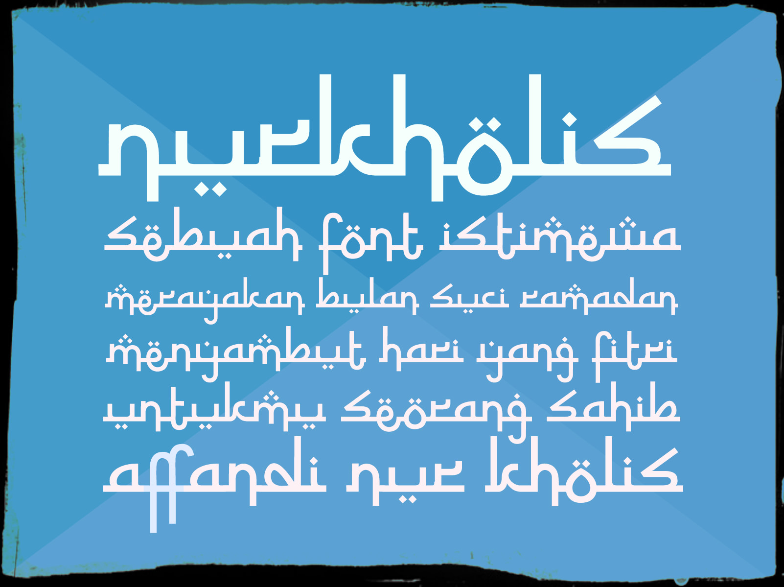 nurkholis font