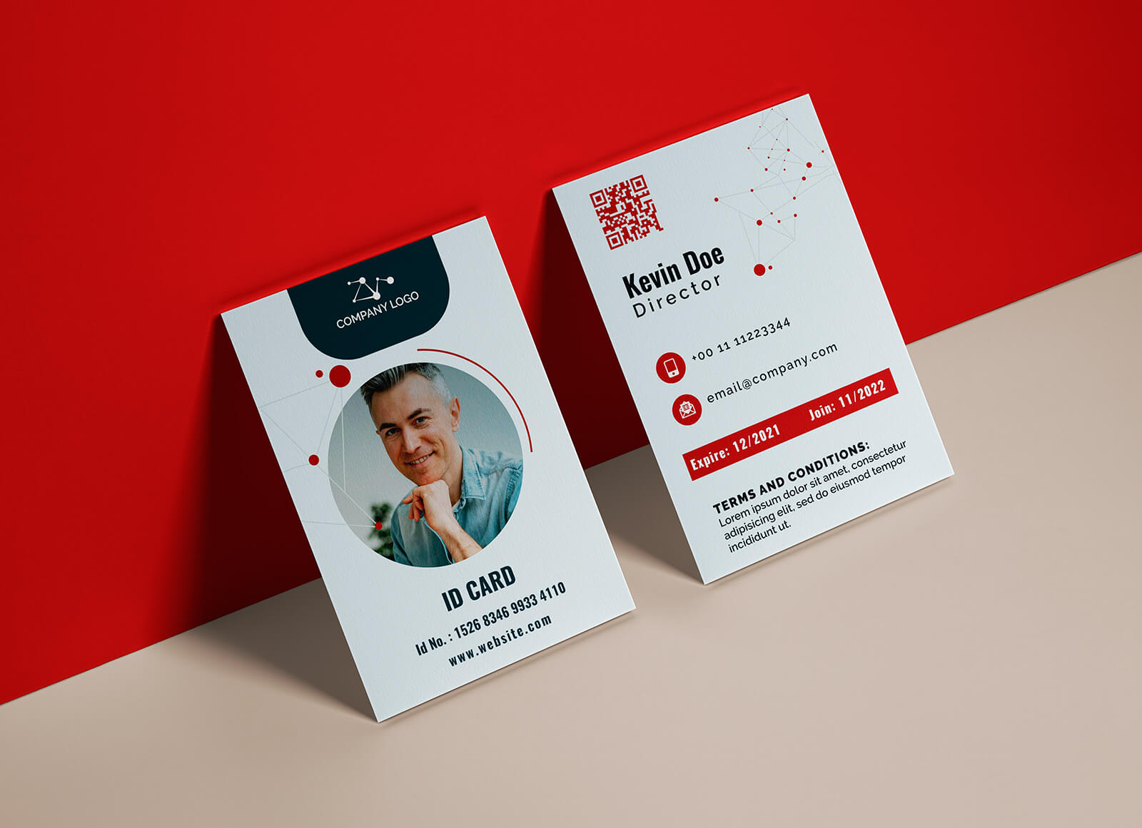 Business Id Card Mockup PSD