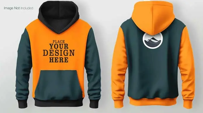 Editable Realistic Hoodie Mockup PSD Design