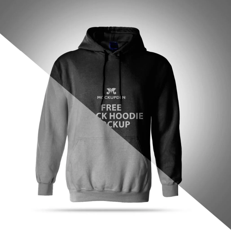 Free Black Hoodie Mockup PSD Template