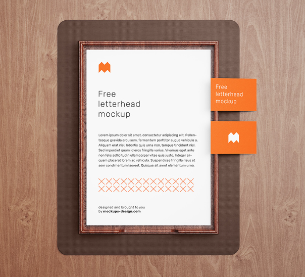 Free Letterhead Mockup