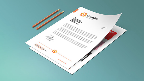 Download Free 4 Psd Letterhead Mockups In Psd Indesign Ai