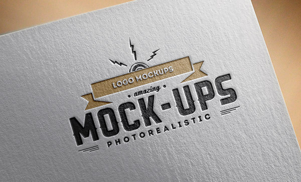 Download Free 9 Psd Paper Logo Mockups In Psd Indesign Ai