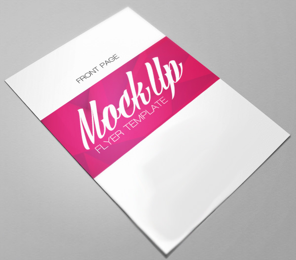 free psd flyer mockup template1