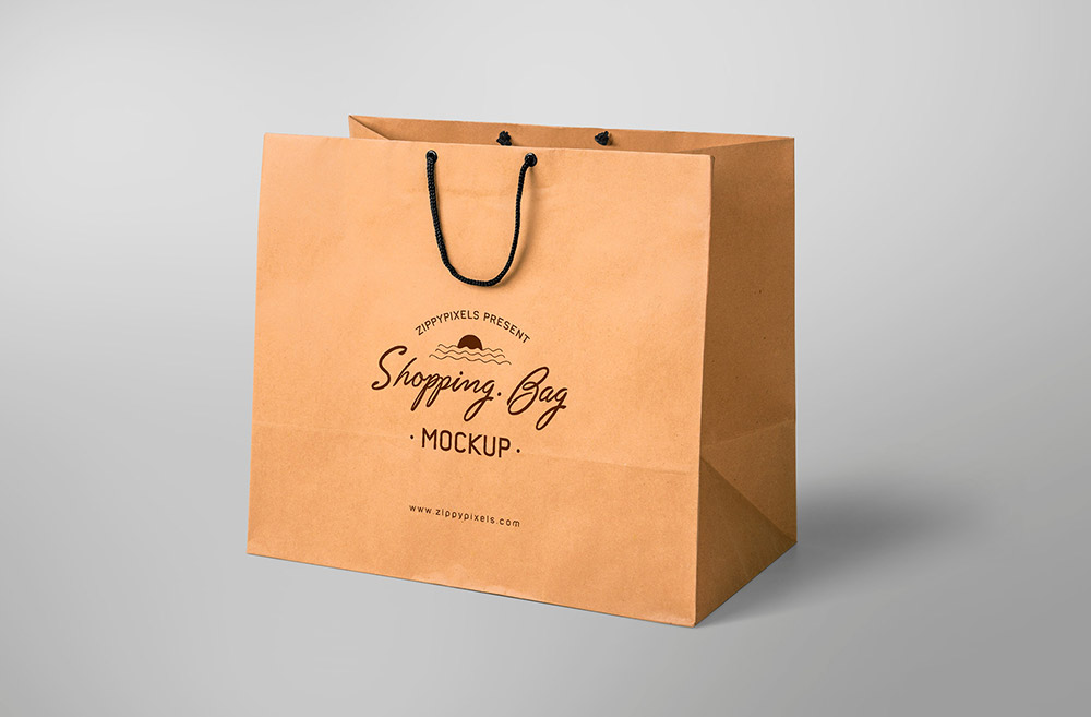 Free Simple Shopping Bag Mockup