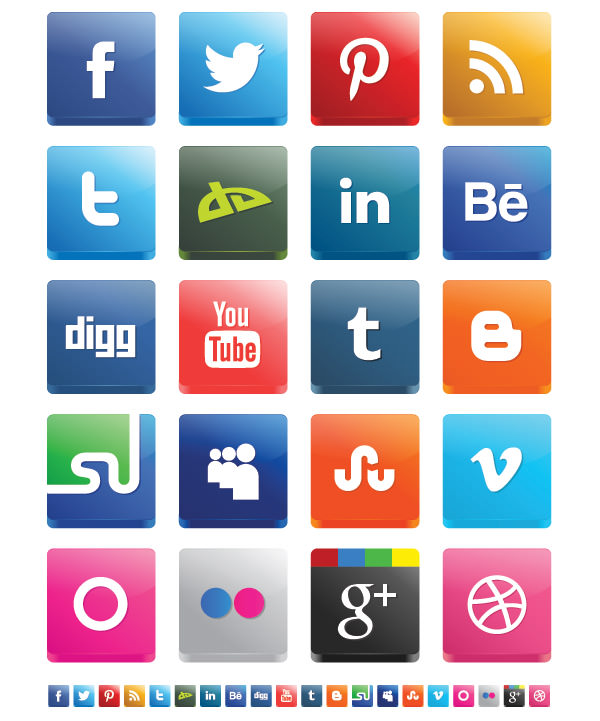 Free-Vector-3d-Social-Media-Icons-Pack-2012-New-Twitter-StumbleUpon-Pinterest