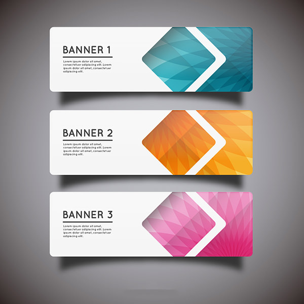 FREE 14 Vector Geometric Banner  Designs  in PSD  Vector EPS