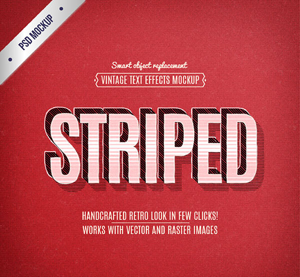 Retro-striped-text-effect