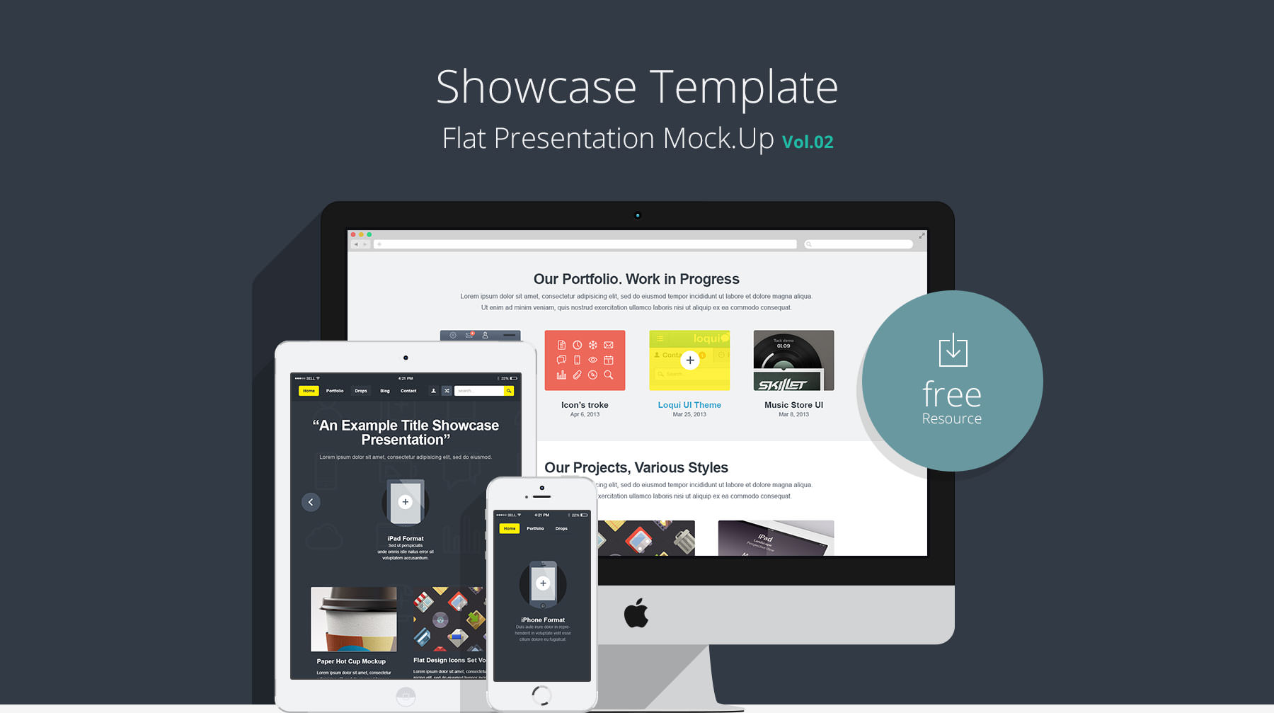 Showcase-Template-Flat-Presentation-Vol-2