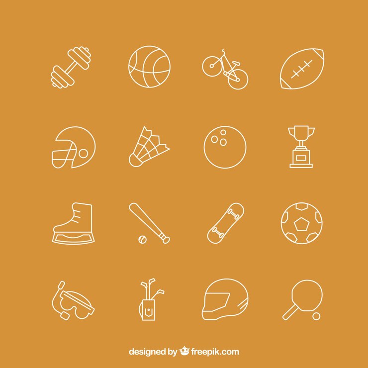 Simplest Sport icons collection