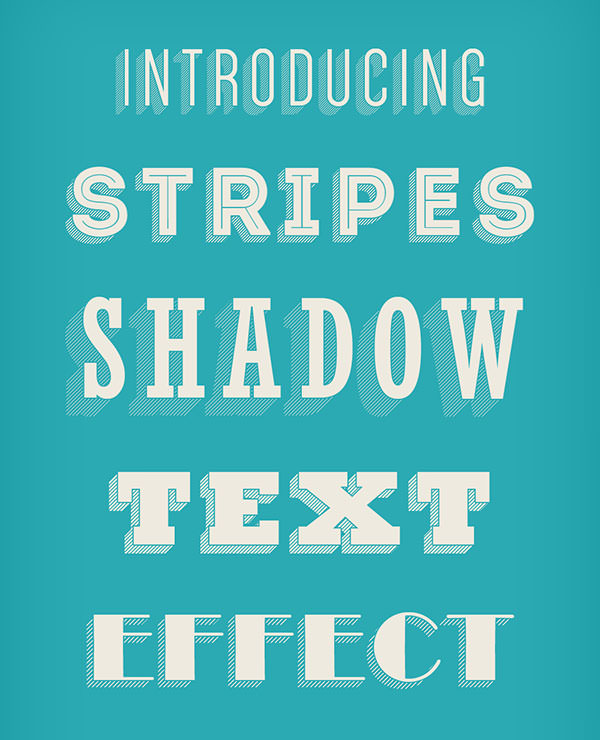 Stripes-Shadow-Text-Effect