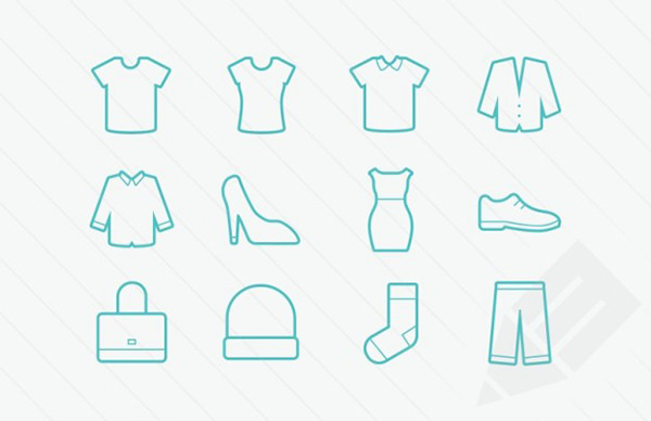 clothing-icons-vector