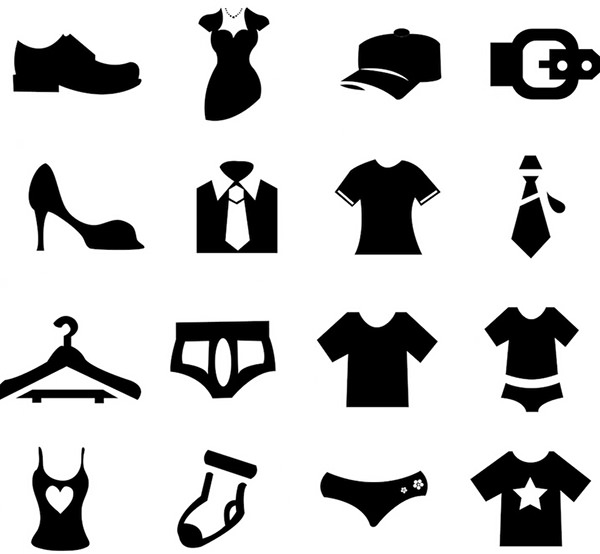 FREE 247+ Vector Clothing Icons in SVG | PNG