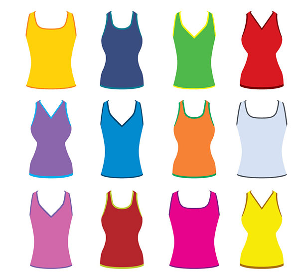 colorful-men-and-women-tank-top-set