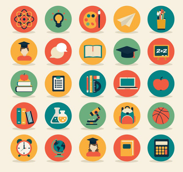  FREE  20 Education Icons  in SVG PNG