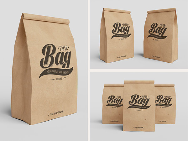 Download Free 19 Psd Paper Bag Mockups In Psd Indesign Ai