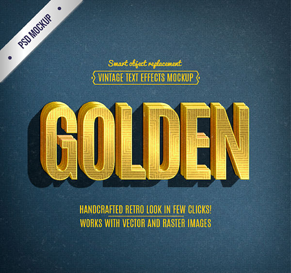 retro-lettering-golden-text-effect