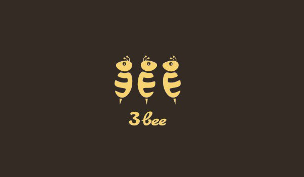 3bee logo design