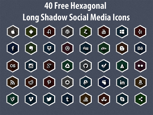 40-Free-Hexagonal-Long-Shadow-Social-Media-Icons