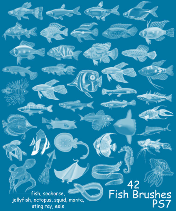 42_photoshop_fish_brushes_set