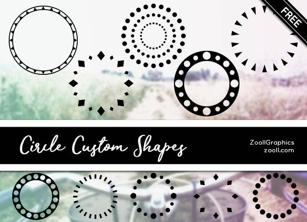 Circle Custom Shapes for Free