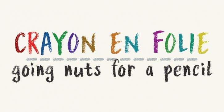 Crayon En Folie Font