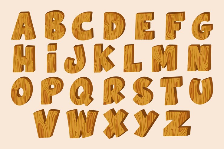 Download Free Flat Wood Font