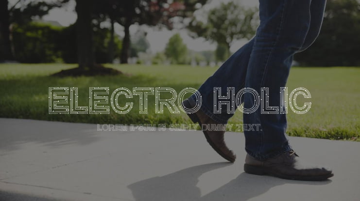 Electro Holic Font