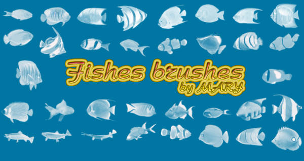 Fishes Brushes for Photoshop