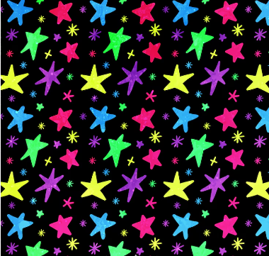 Hand Drawn Pattern With Stars