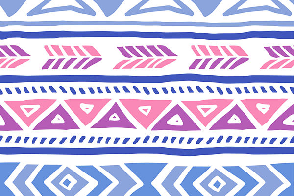 Hand-painted-ethnic-pattern