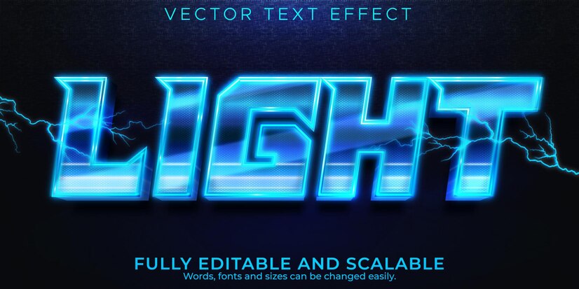 Lightning Voltage Font Text