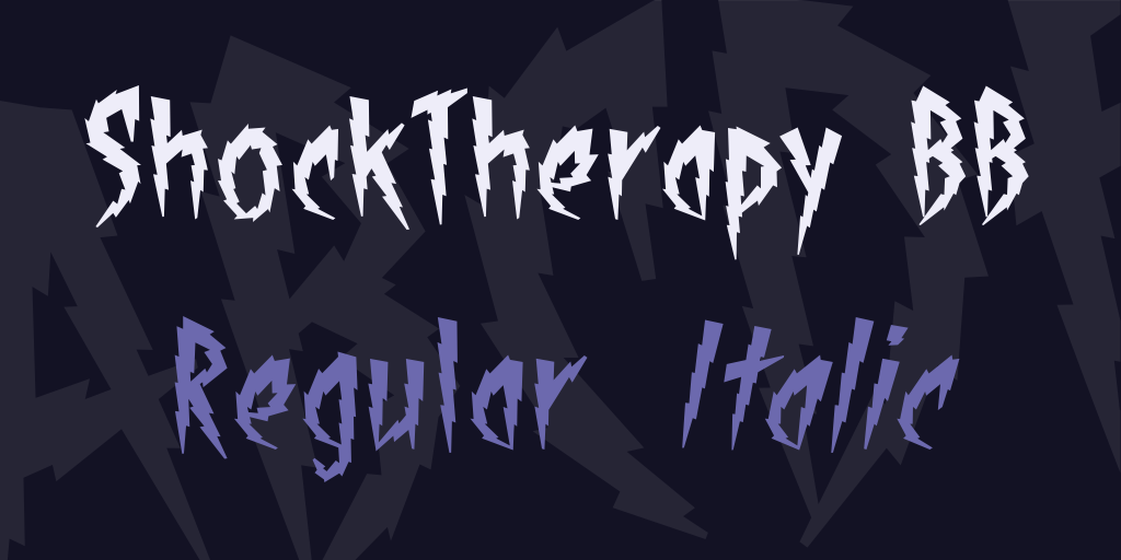 ShockTherapy BB Font Family