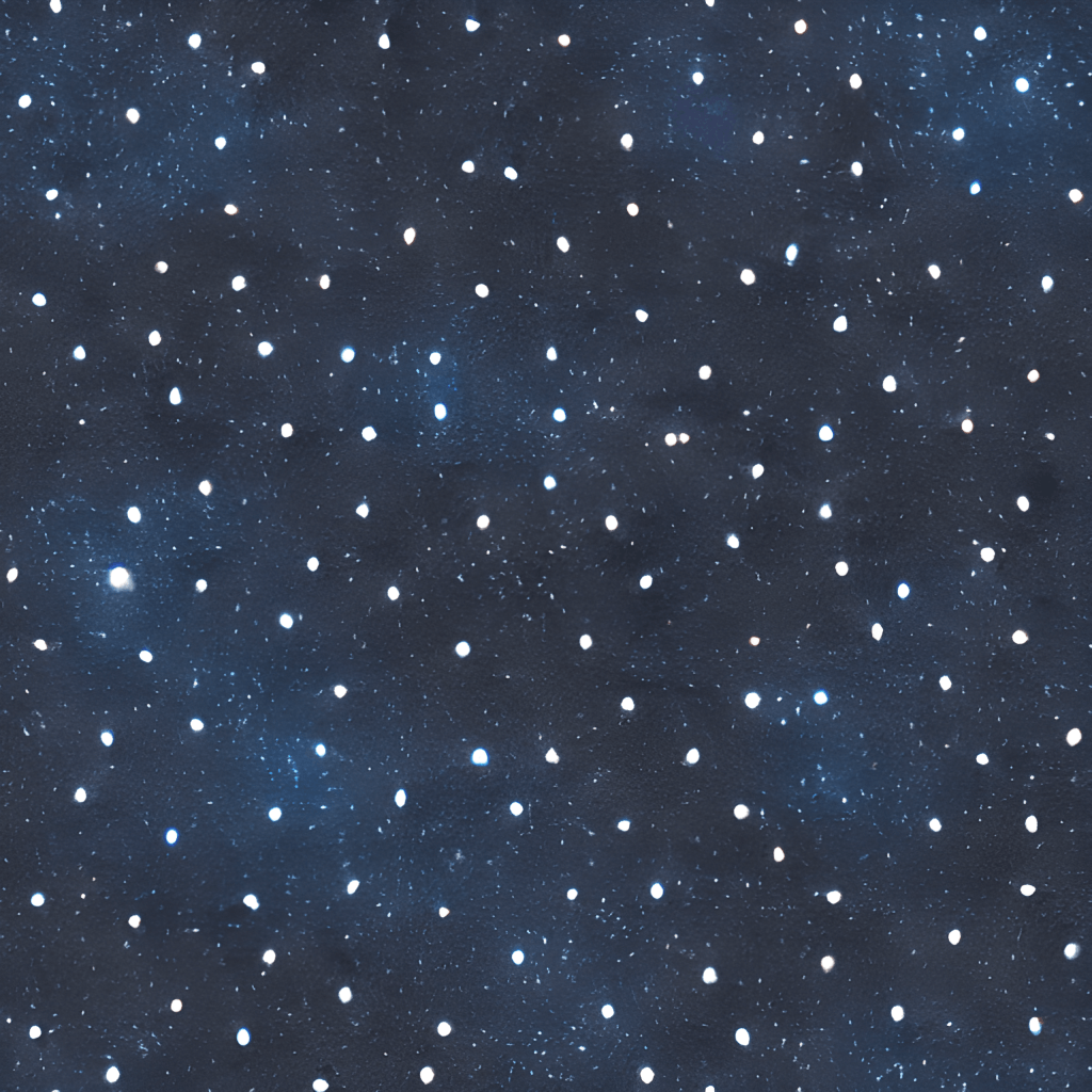 Starry Night Sky with Twinkling Stars