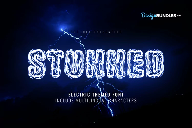 Stunned Electric Font