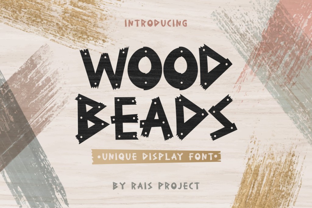 Wood Beads Demo Font