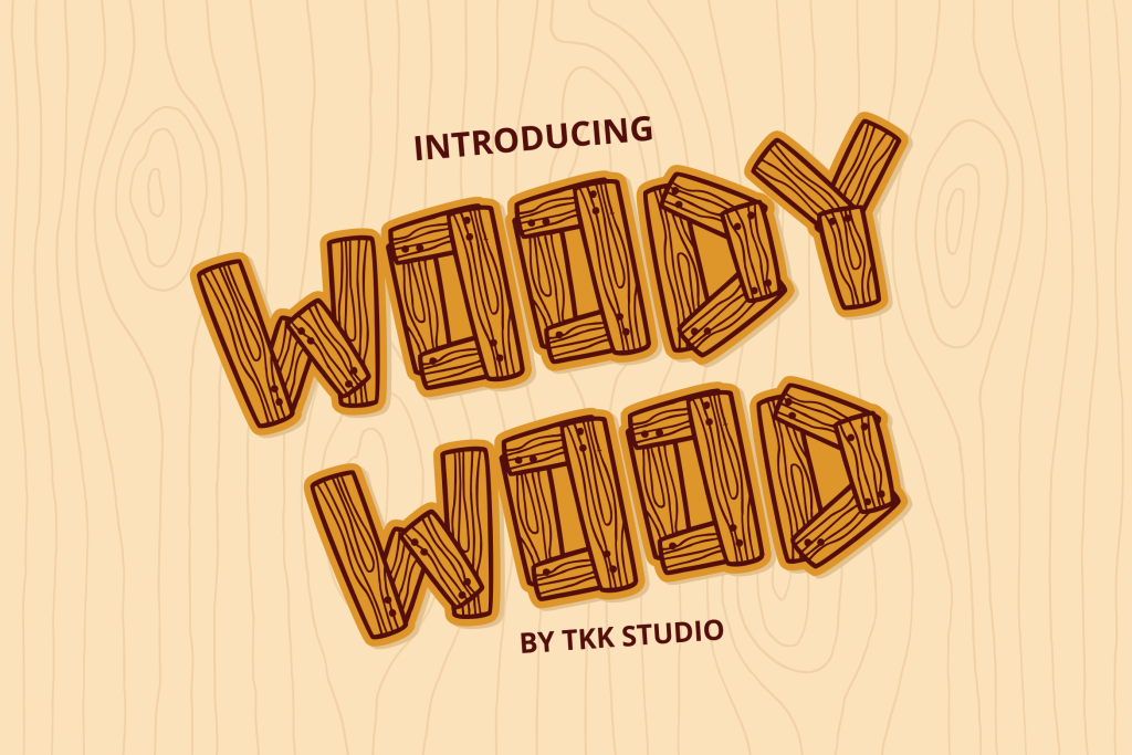 Woody Wood Demo Font