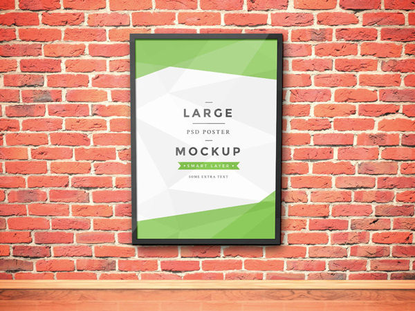 Download FREE 15+ PSD Poster Frame Mockups in PSD | InDesign | AI | Vector EPS
