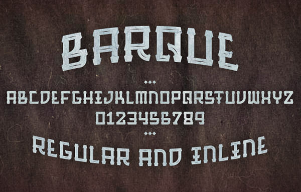 barque-styled-hipster-font