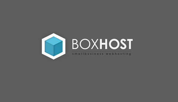 boxhost-gray logo design