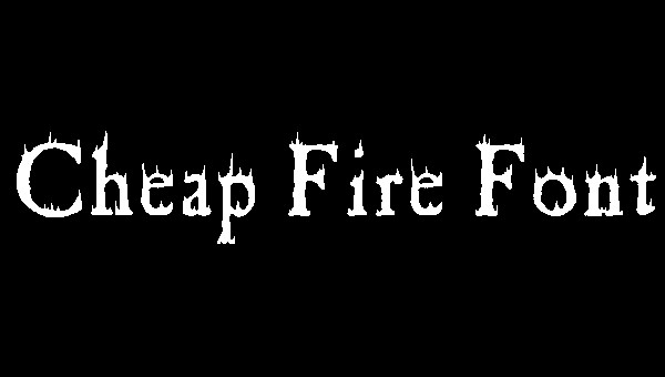 10 Best Fire Fonts Collection - OTF, TTF Download