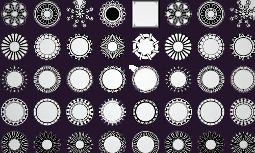 circle photoshop shapes free download