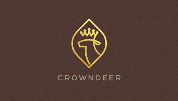 crown-deer-logo-design