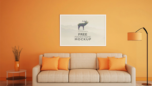 Free 15 Psd Poster Frame Mockups In Psd Indesign Ai Vector Eps