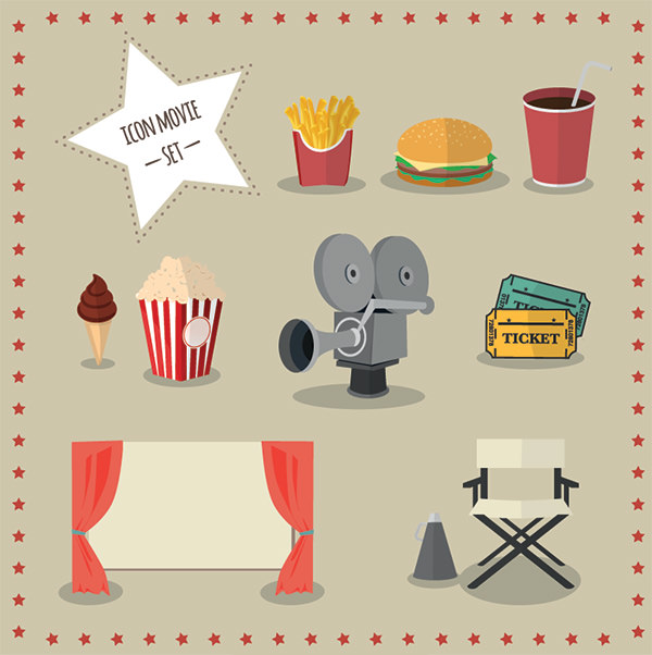 free-movie-icons-set